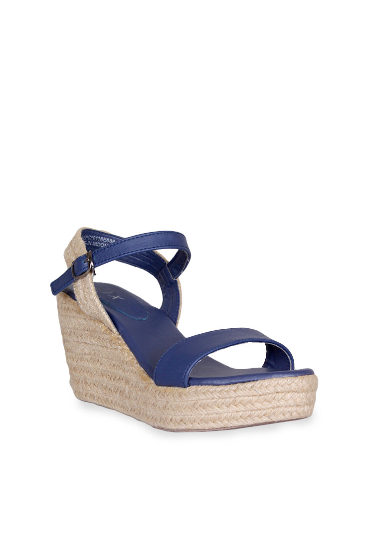 Navy Wedges Shoes
