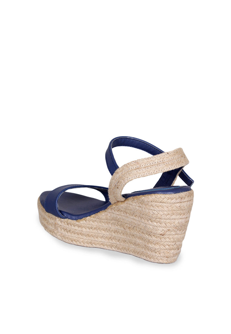 Navy Wedges Shoes