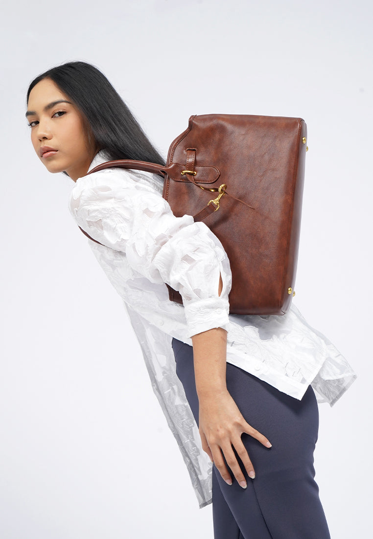 Brown Leather Tote bag