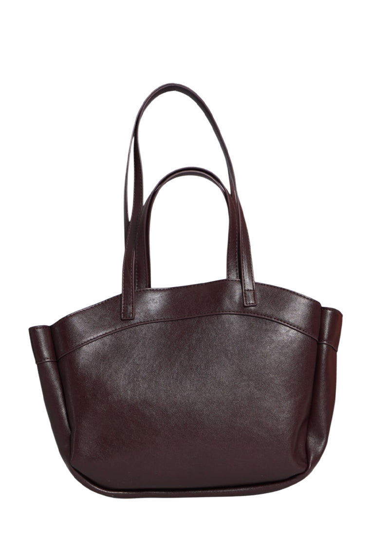 Burgundy Leather Shoulder Bag