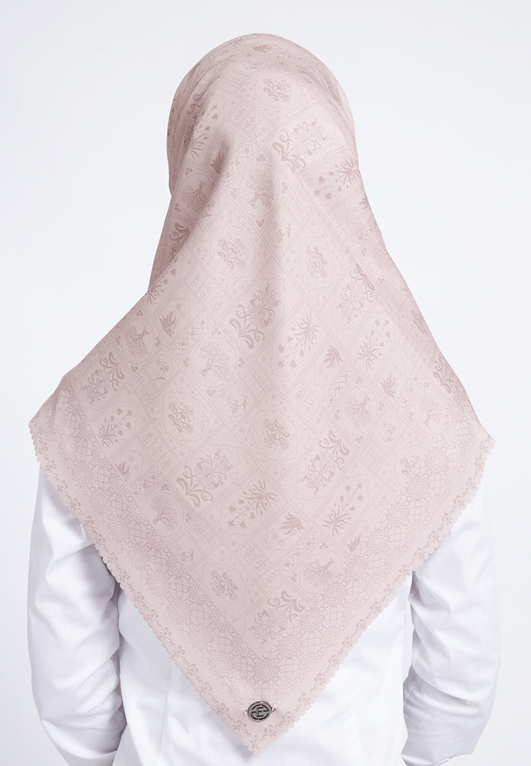 Beige Printed Scarf