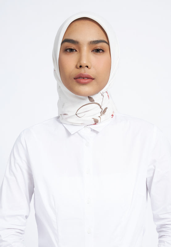 Off White Printed Scarf