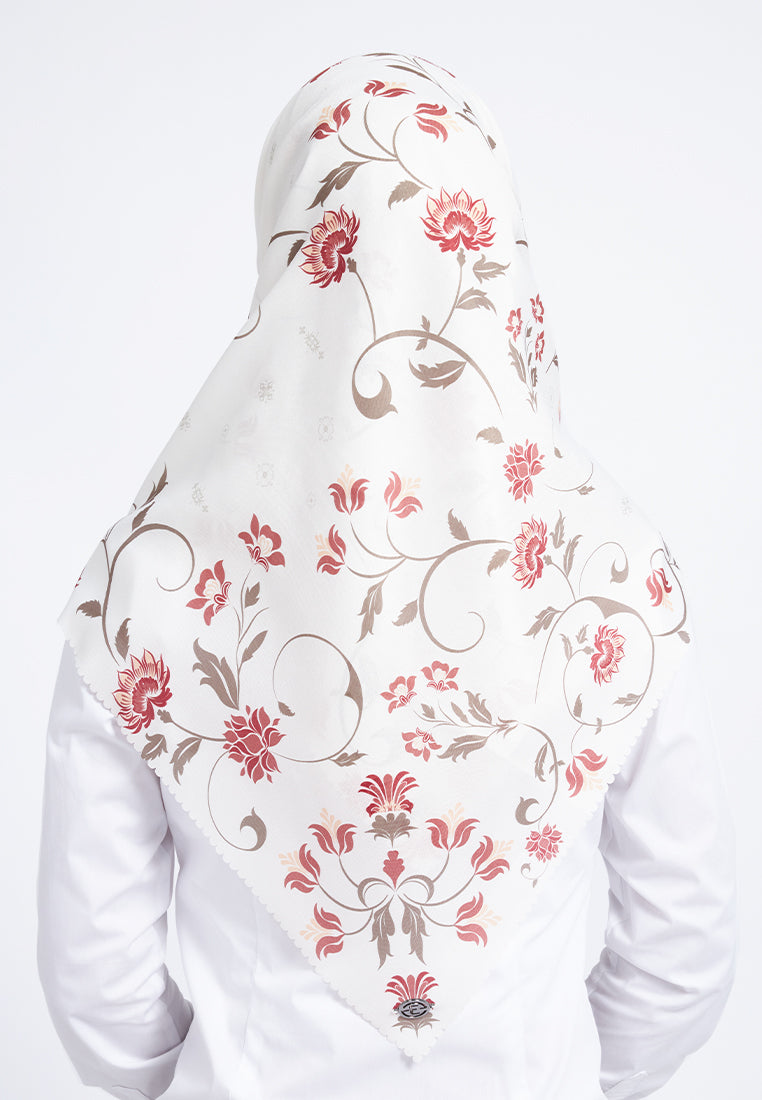 Off White Printed Scarf