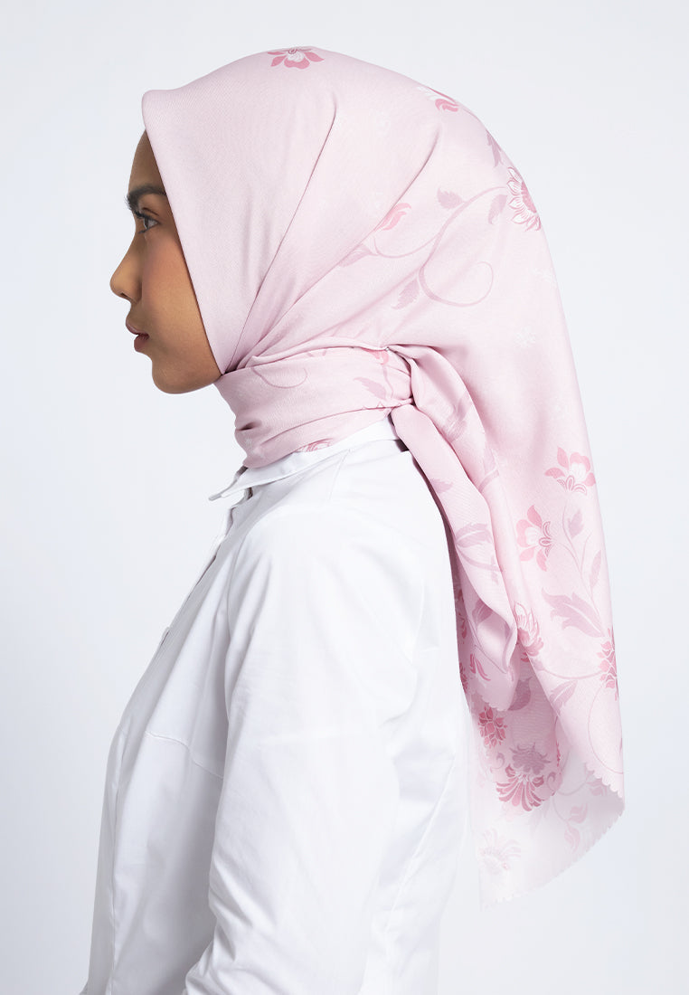 Pink Printed Scarf