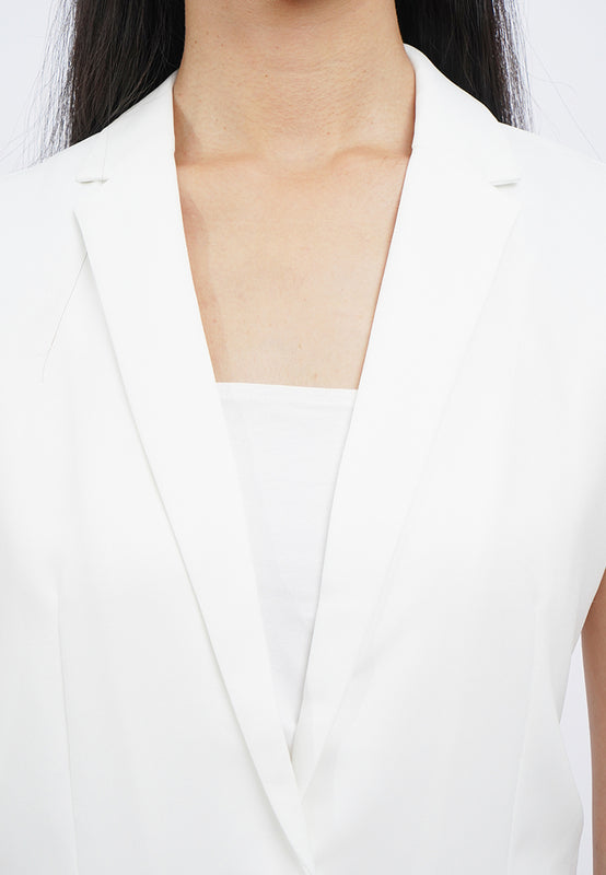 Sleeveless Mini Blazer Dress