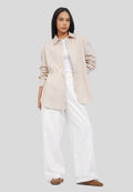 Oversized Linen Blend Shirt