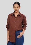 Oversized Linen Blend Shirt
