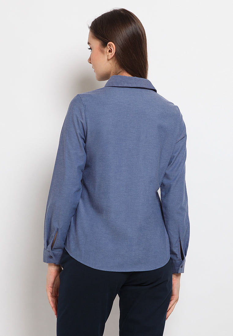 Button-up long sleeve shirt