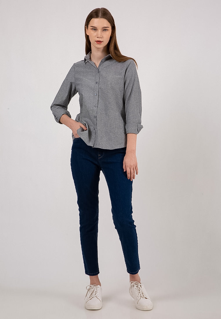 Basic Shirt In Grey