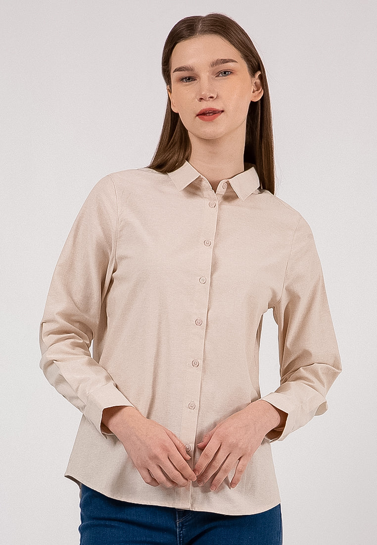 Basic Shirt In Beige