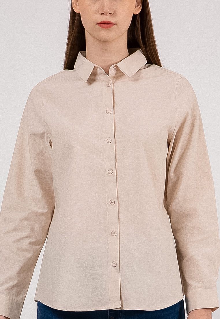 Basic Shirt In Beige