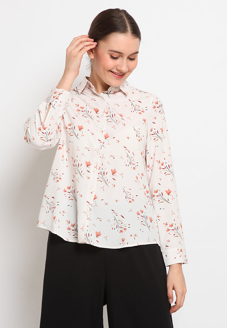 Long sleeve printed shirt
