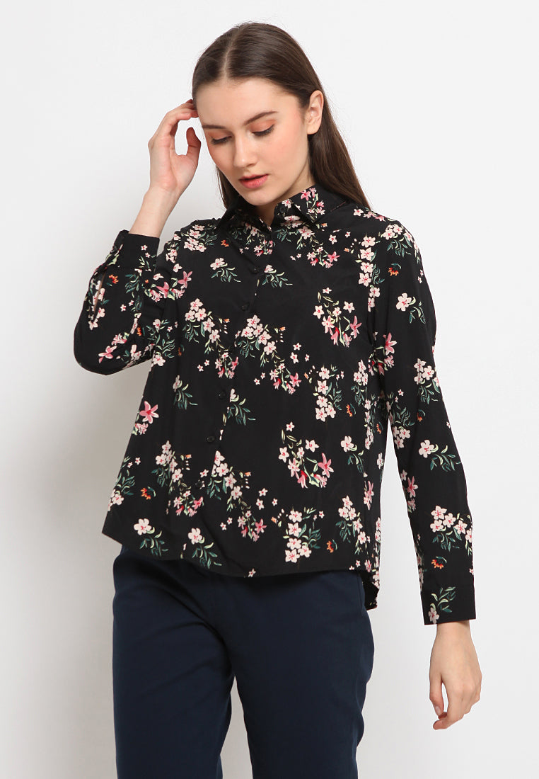 Long sleeve printed t-shirt