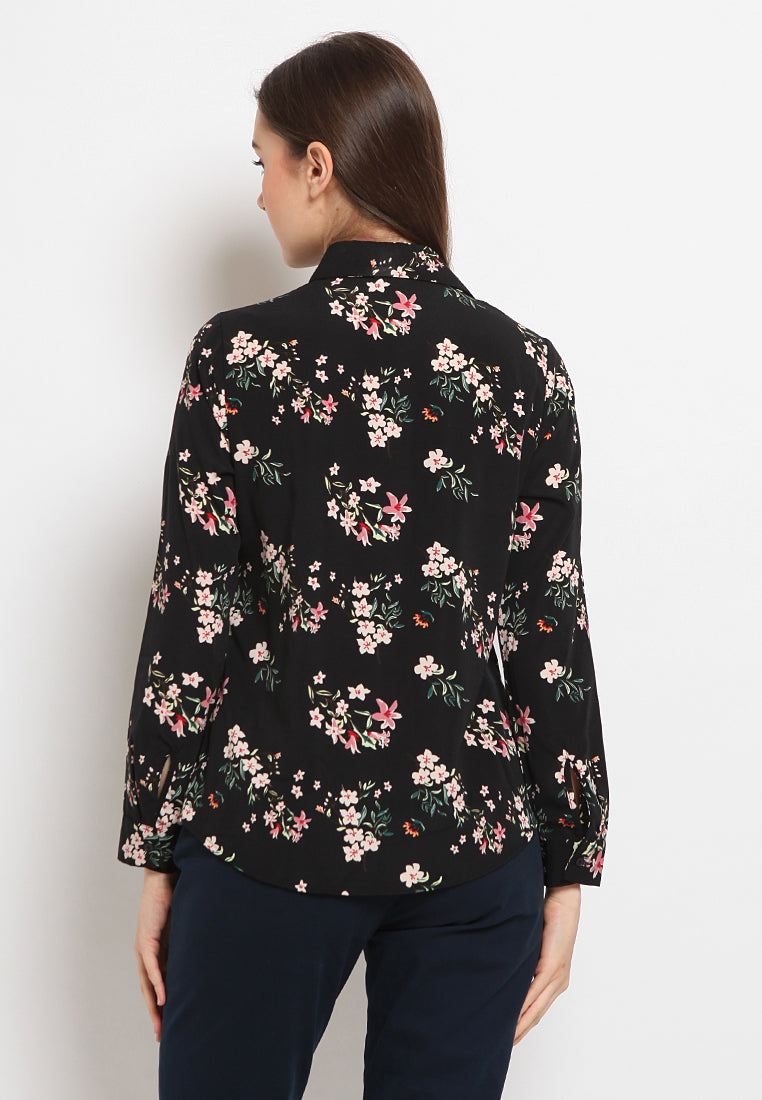 Long sleeve printed t-shirt