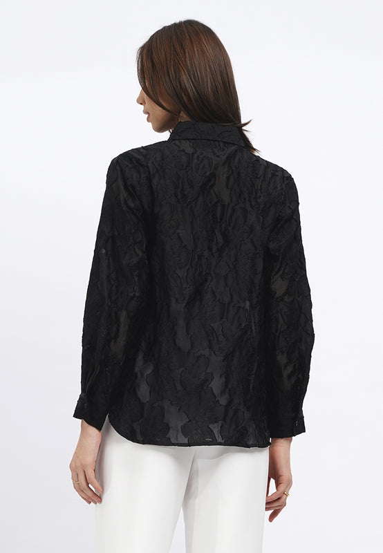 Long Sleeve Sheer Shirt