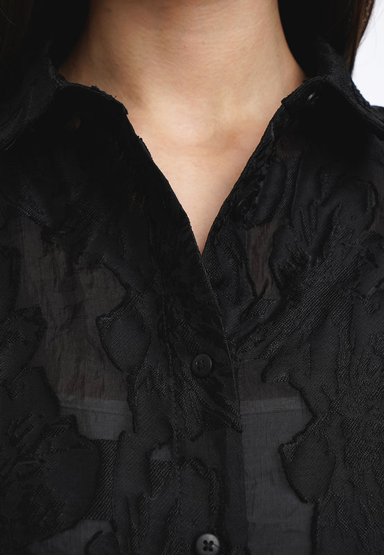 Long Sleeve Sheer Shirt