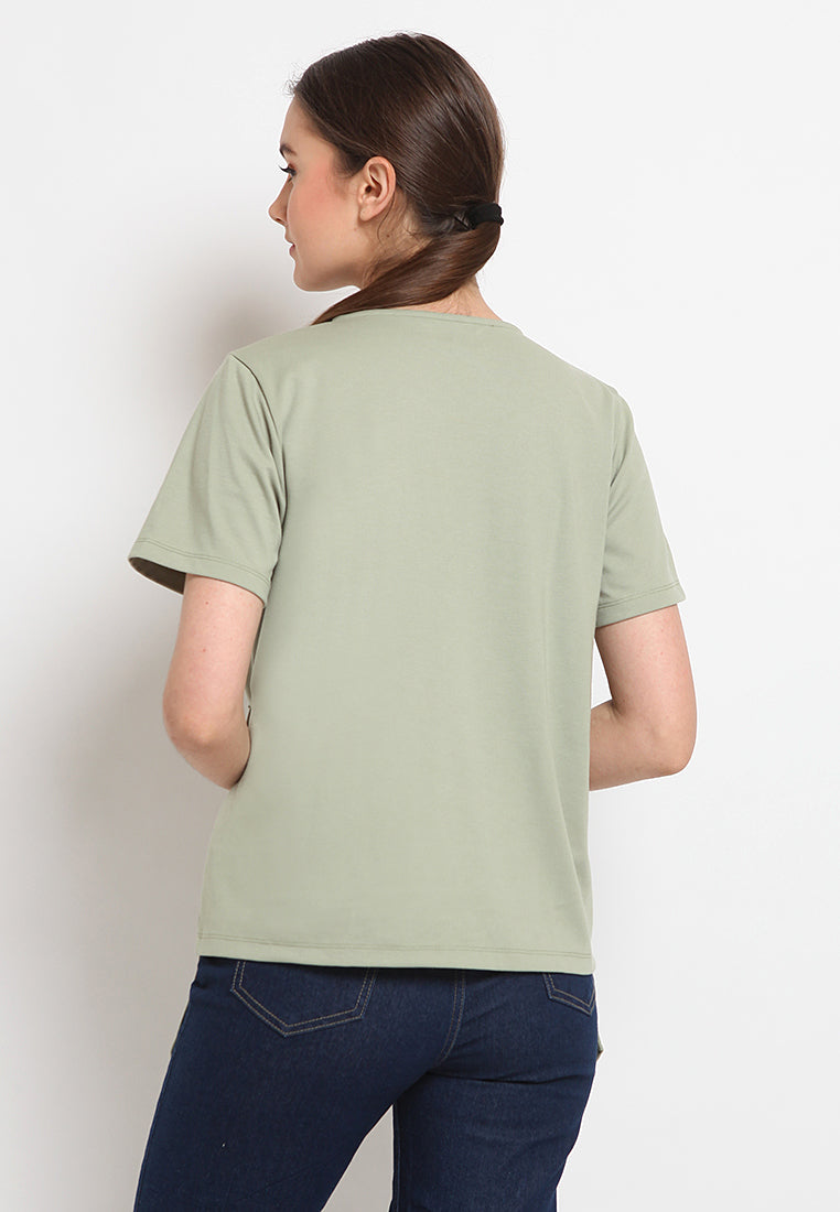 Knot detail wrap top