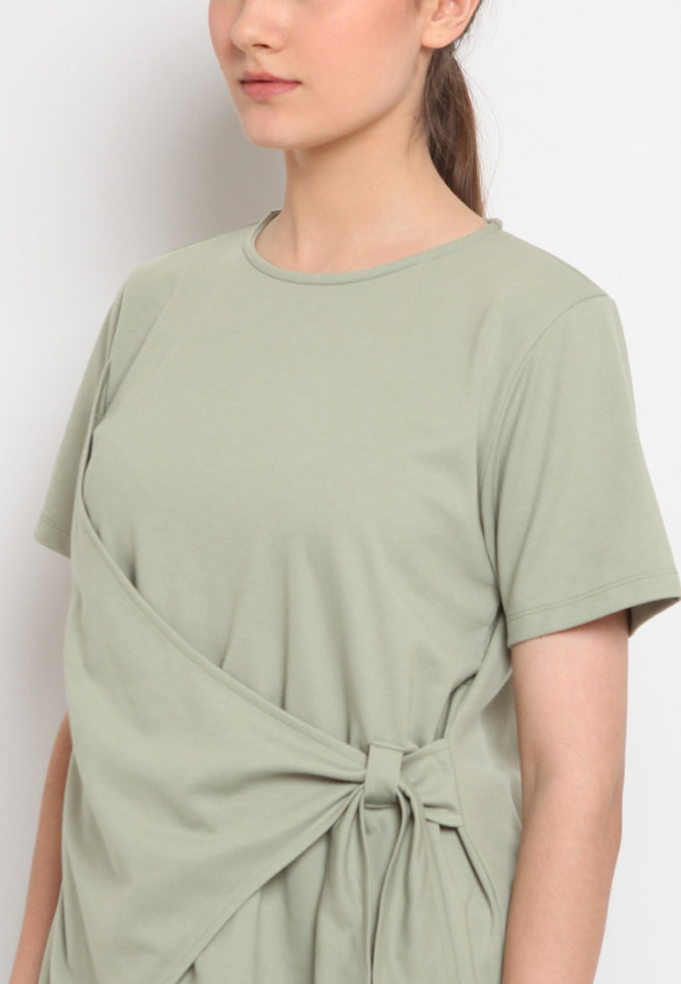 Knot detail wrap top