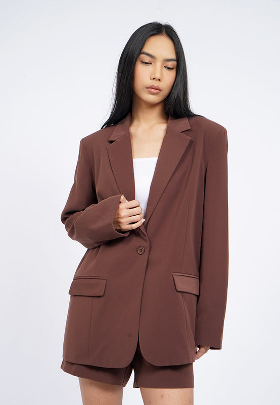 Oversized Long Sleeve Blazer