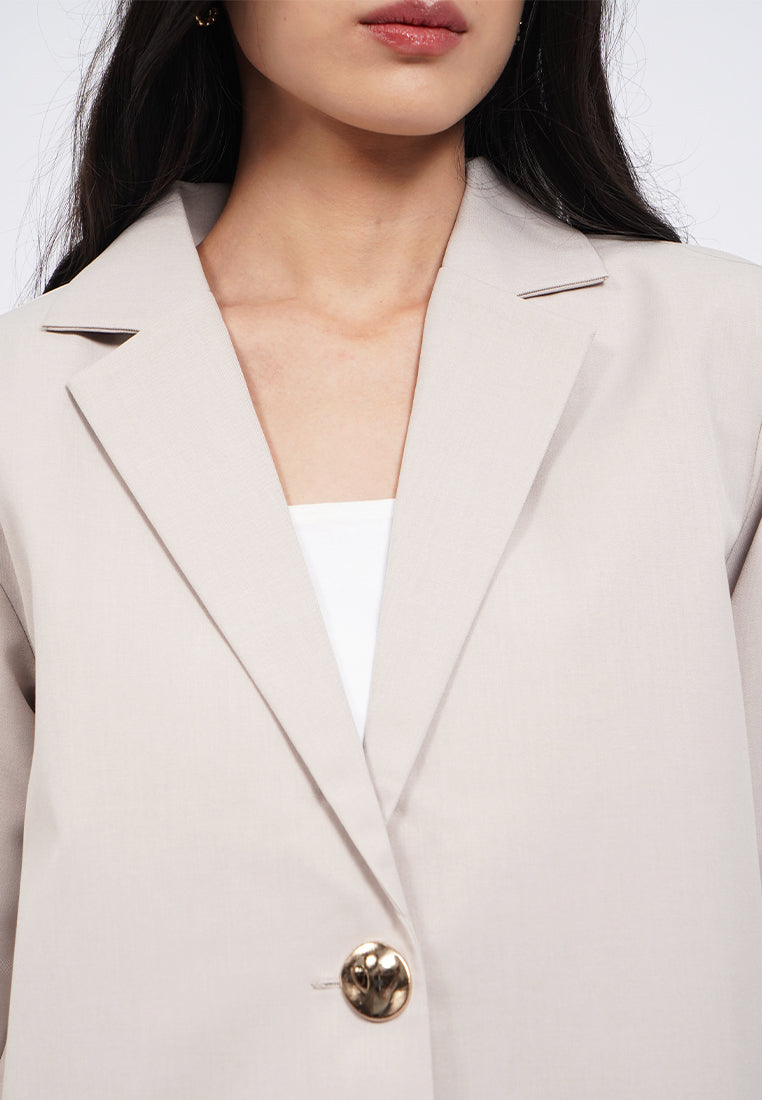 Oversized Short Sleeve Blazer
