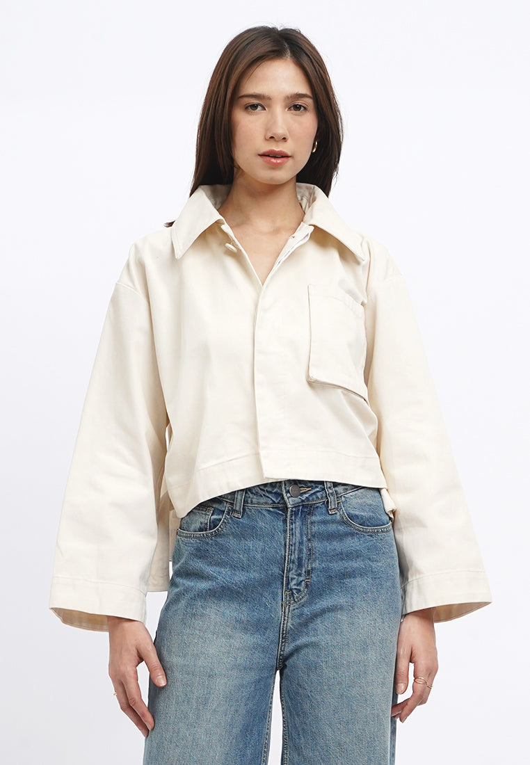 Oversized Jacket with Belt