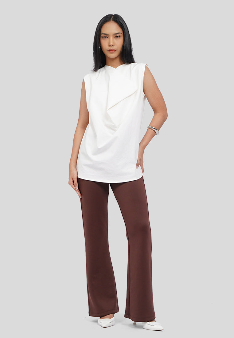 Fit & Flare High Waist Pants