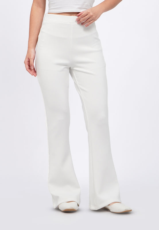 Fit & Flare High Waist Pants