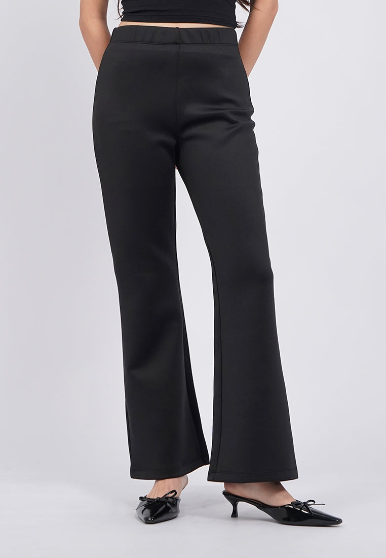 Fit & Flare High Waist Pants