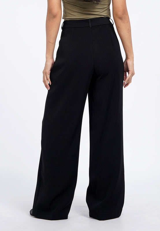 High Rise Wide Leg Pants