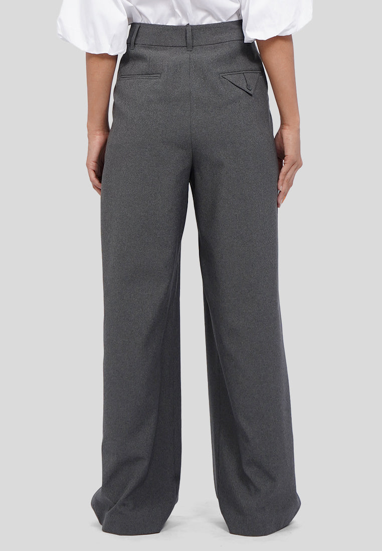 Pleated Wide Leg Trouser