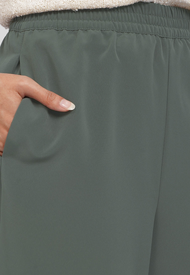 Palazzo Pants with Elastic Waist