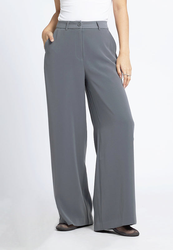 High Waist Wide Leg Pants