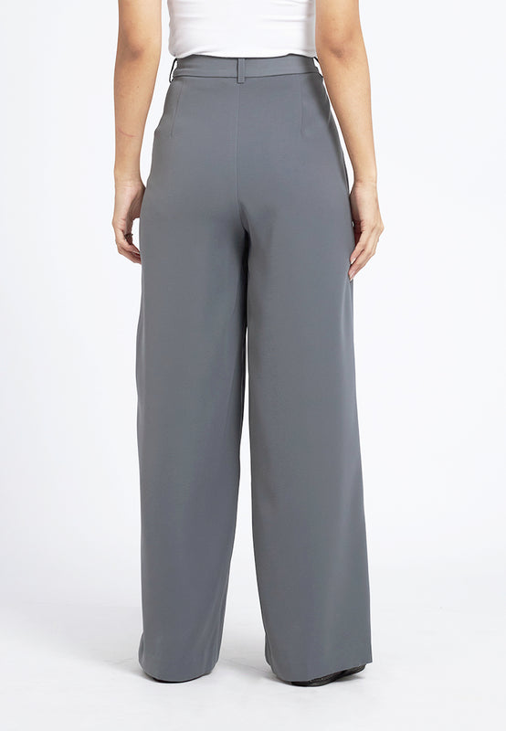 High Waist Wide Leg Pants