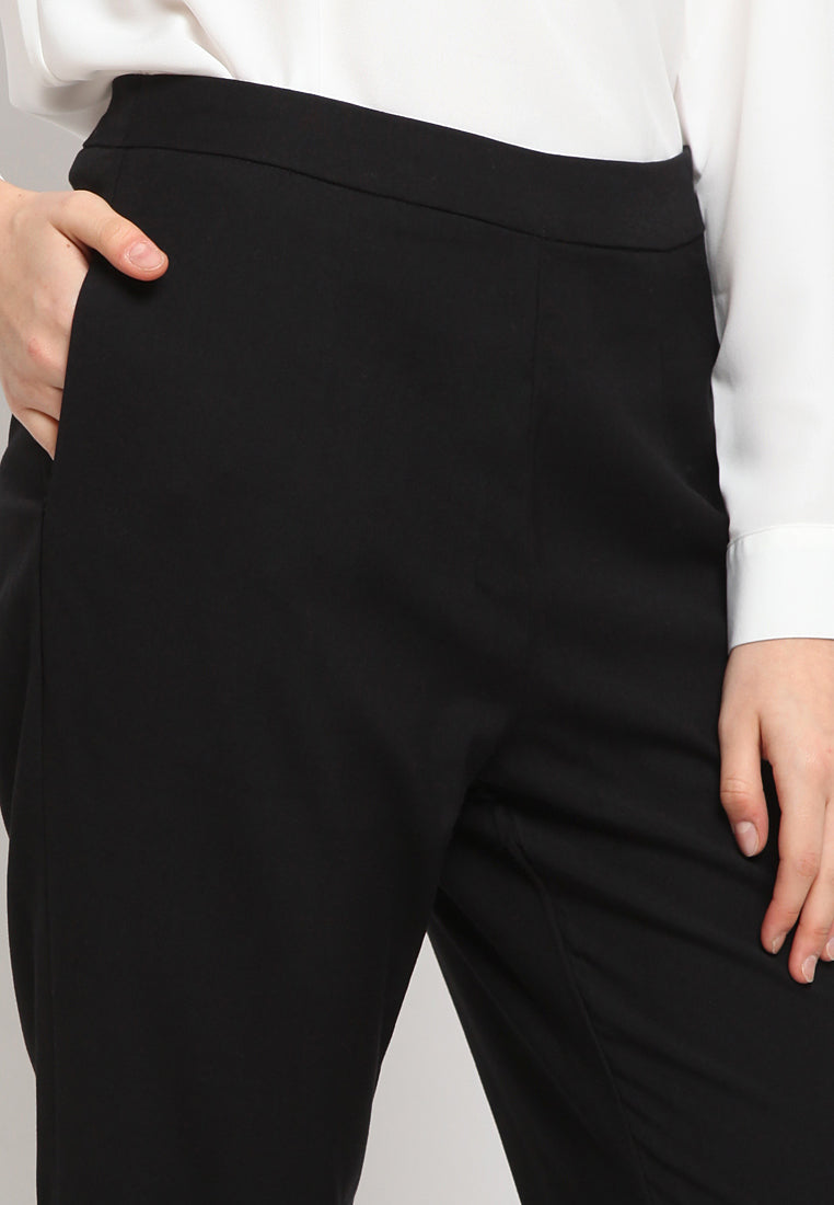 High waist tapered trouser