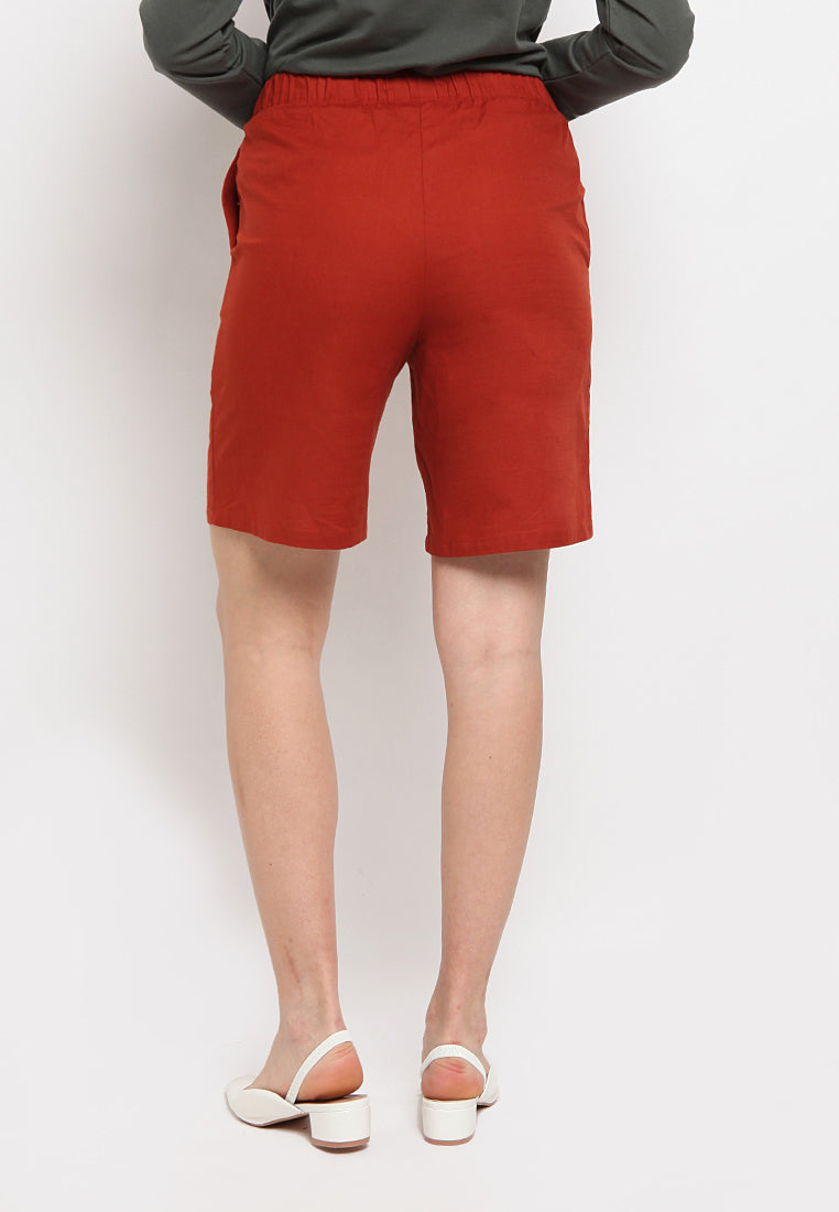 Wide leg short pants