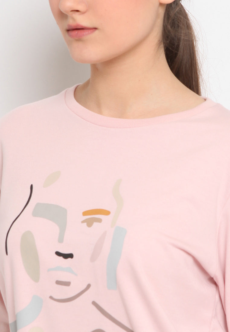Graphic long sleeve sweatshirt