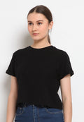 Short sleeve crop t-shirt