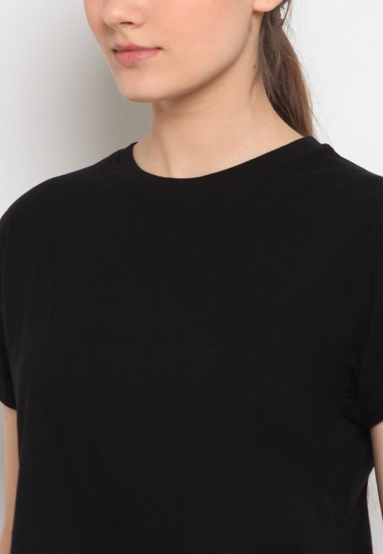 Short sleeve crop t-shirt