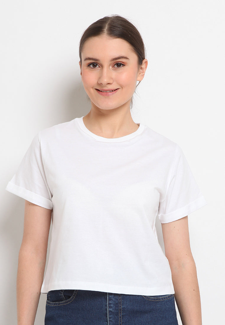 Short sleeve crop tshirt
