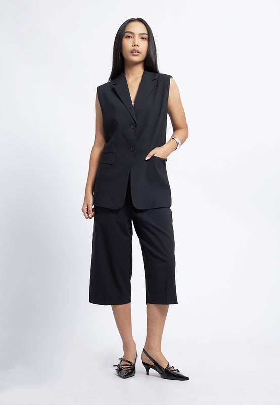 Single Breasted Oversized Vest