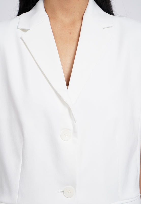 Oversized Single Breasted Vest