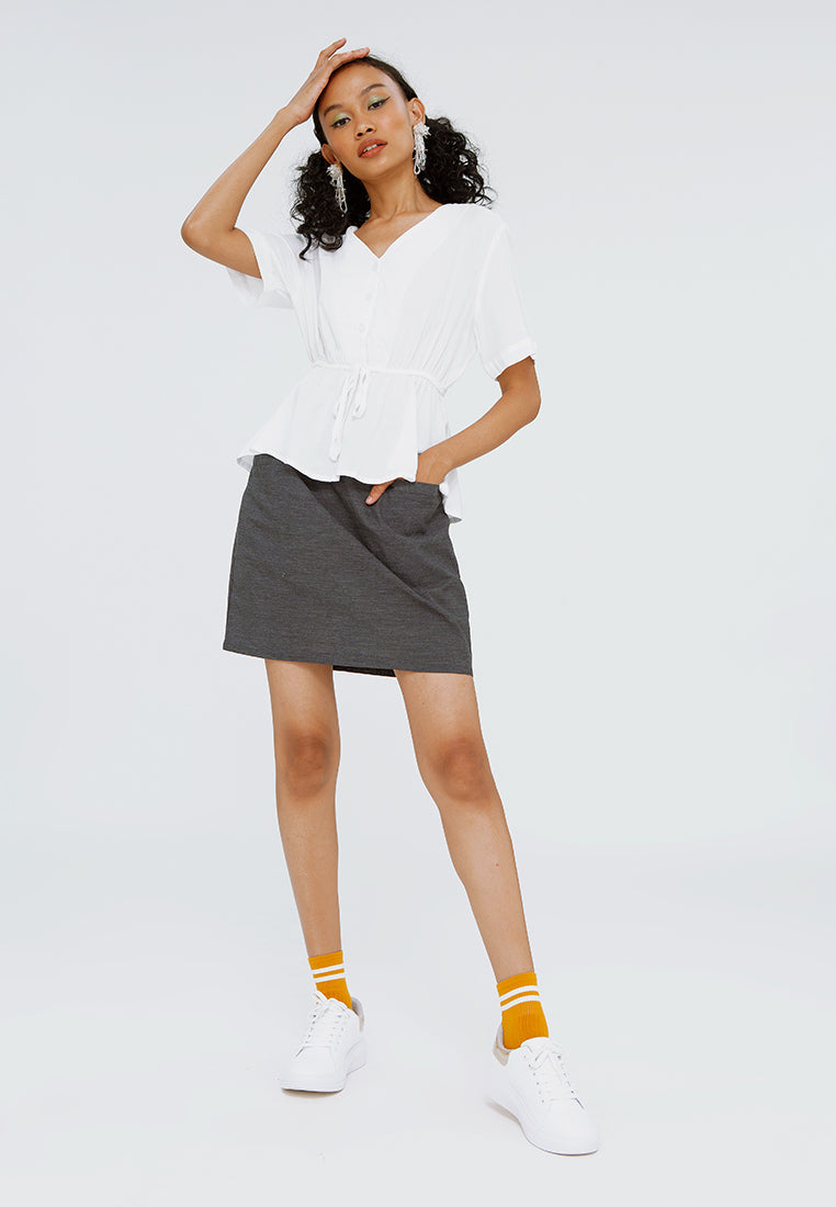 V-neck Blouse