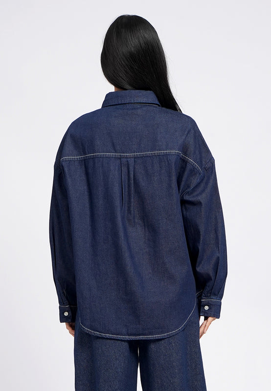 Regular Fit Long Sleeve Denim Shirt