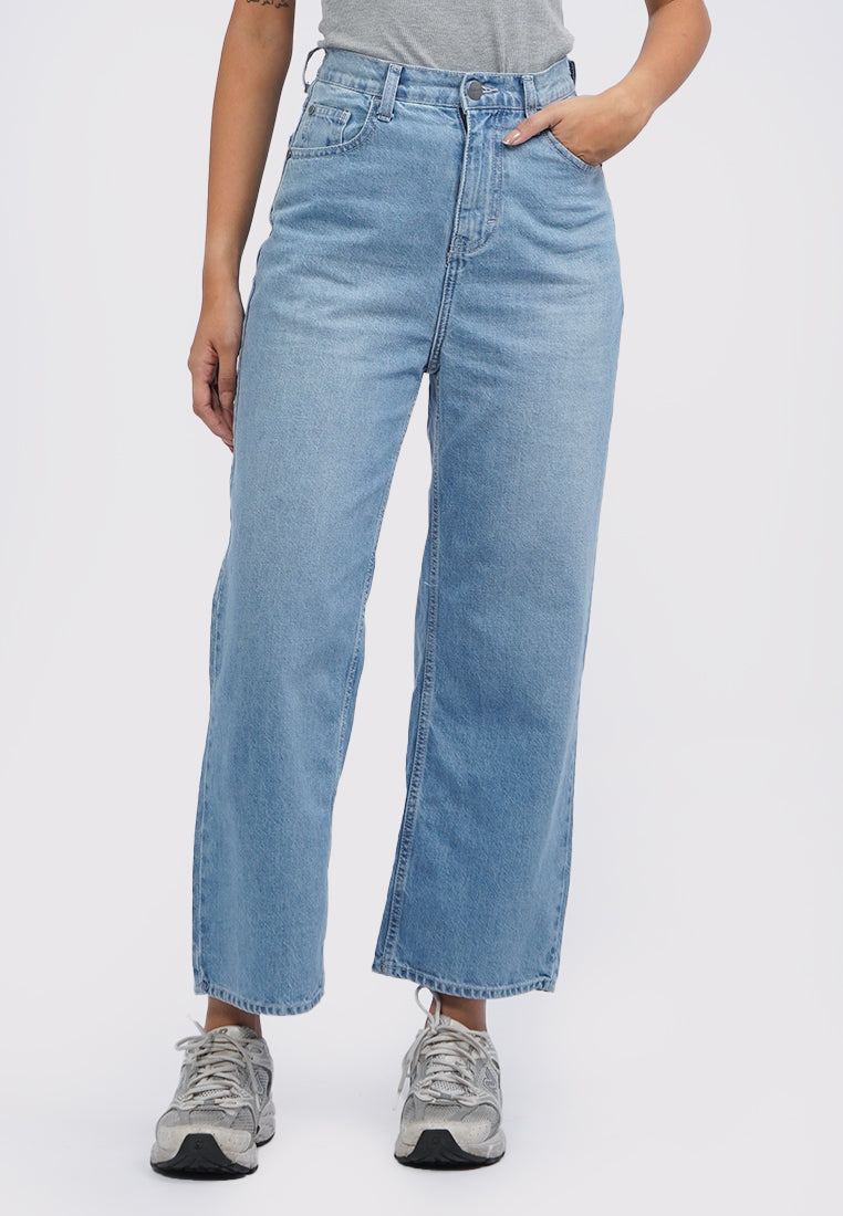 Cullotes Denim Pants Light Blue
