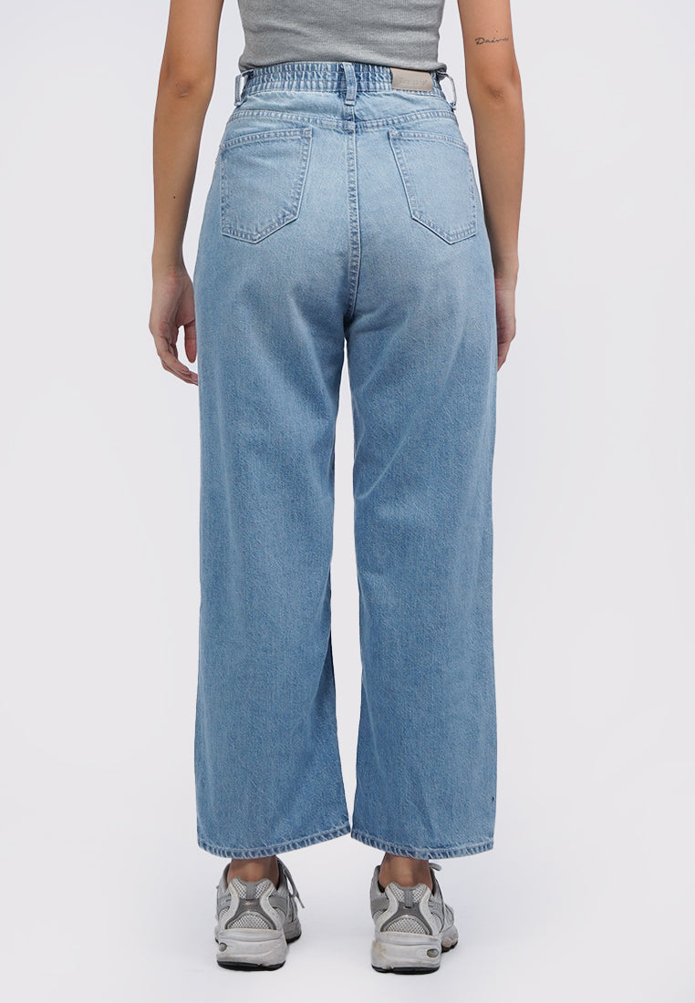 Cullotes Denim Pants Light Blue