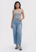 Cullotes Denim Pants Light Blue
