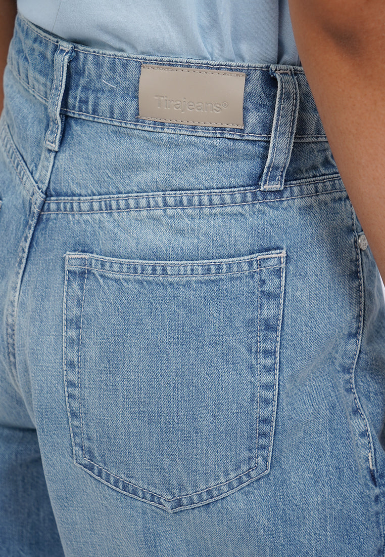Barrel Denim Pants
