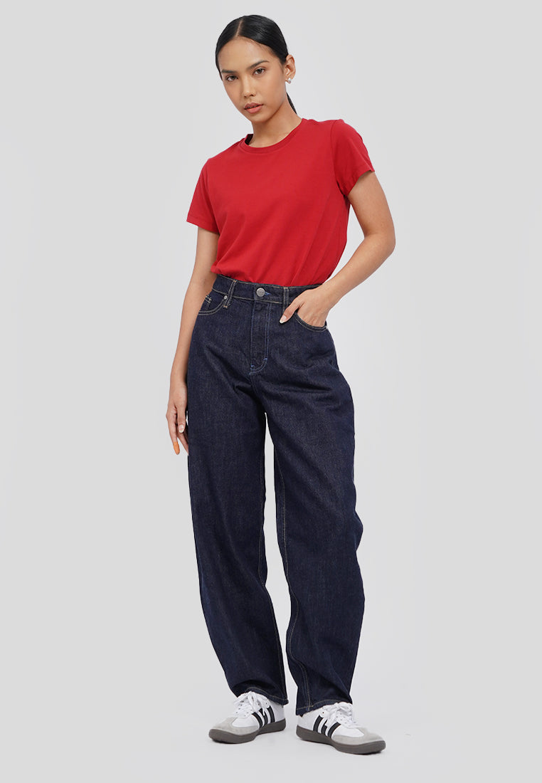 Barrel Denim Pants