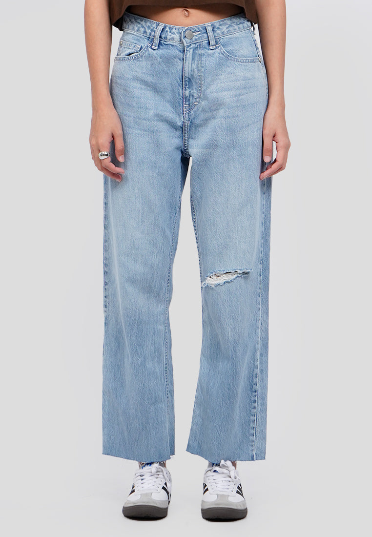 Straight Denim Pants