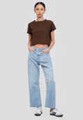 Straight Denim Pants